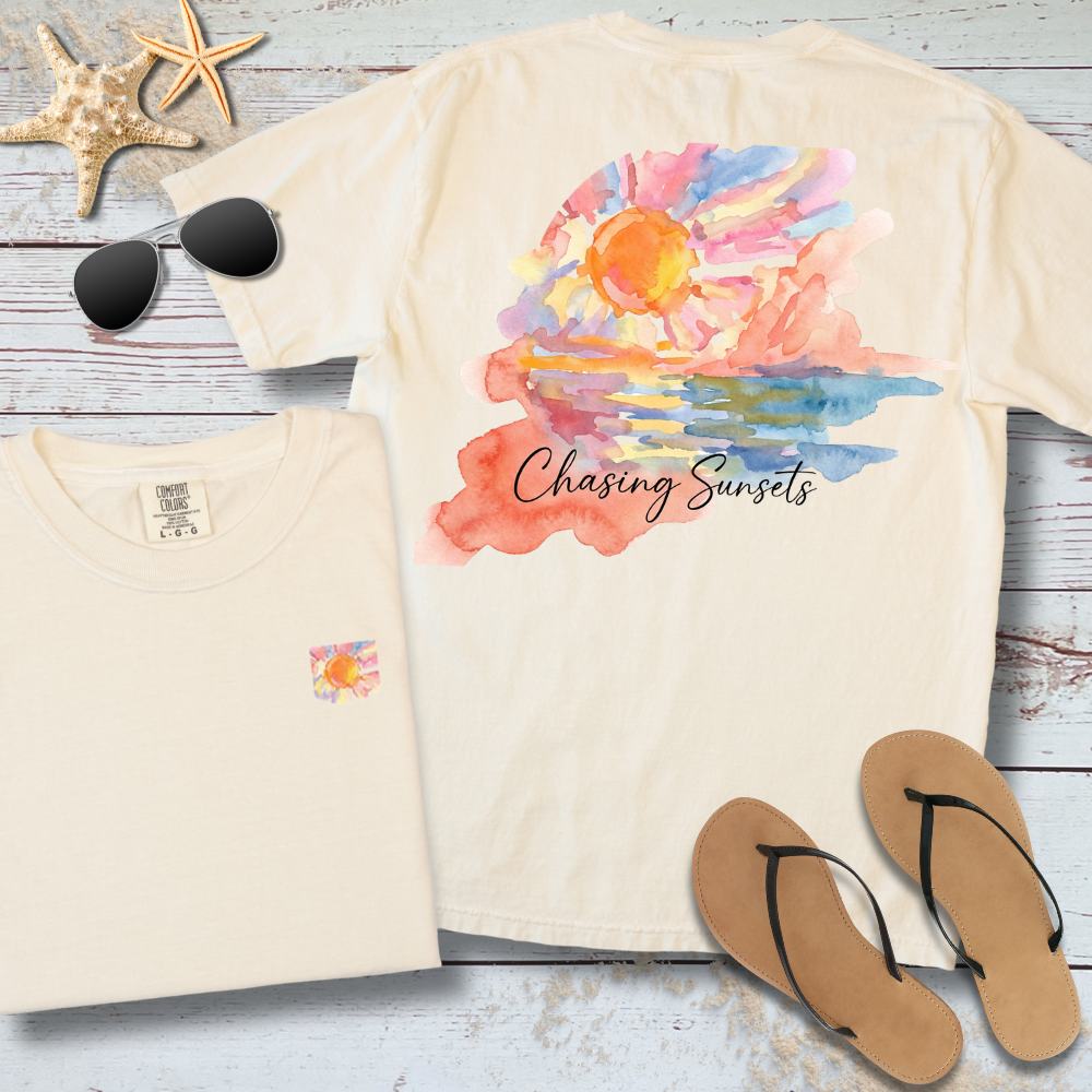 CHASING SUNSETS TEE
