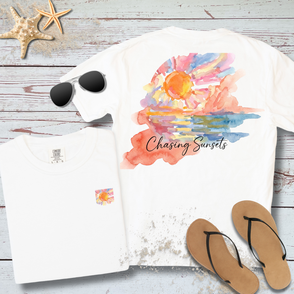 CHASING SUNSETS TEE
